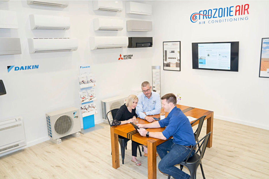 Frozone Air Pty Ltd Pic 1 - Come visit our brand new showroom For a fully customised solution to your air conditioning needs