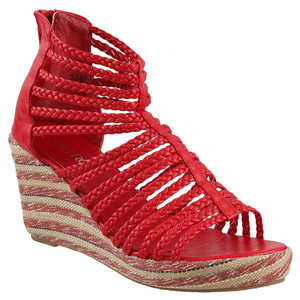 Chic Shoes Pic 2 - Red Weave by Chic Shoes