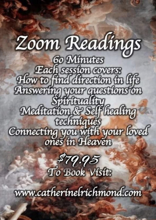 Catherine L. Richmond Psychic Medium Pic 1 - Zoom readings available Connect to your loved ones from the comfort of my own home 7995