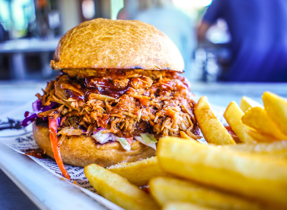 Oceans Narrabeen Pic 1 - Pulled Pork Burger