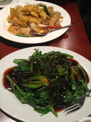 East Taste Cafe Pic 2 - Chinese brocolli with oyster sauce