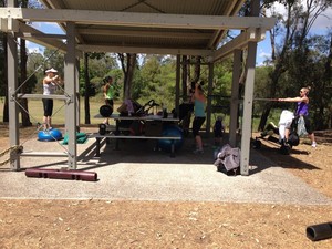 The Core Motive Pic 4 - Some great mums having fun exercising while their children are playing Catching up and getting fit at the same time Building friendships and hanging with like minded people