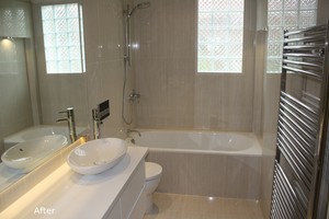 Newham Tiling Pic 3 - Bathroom renovation after