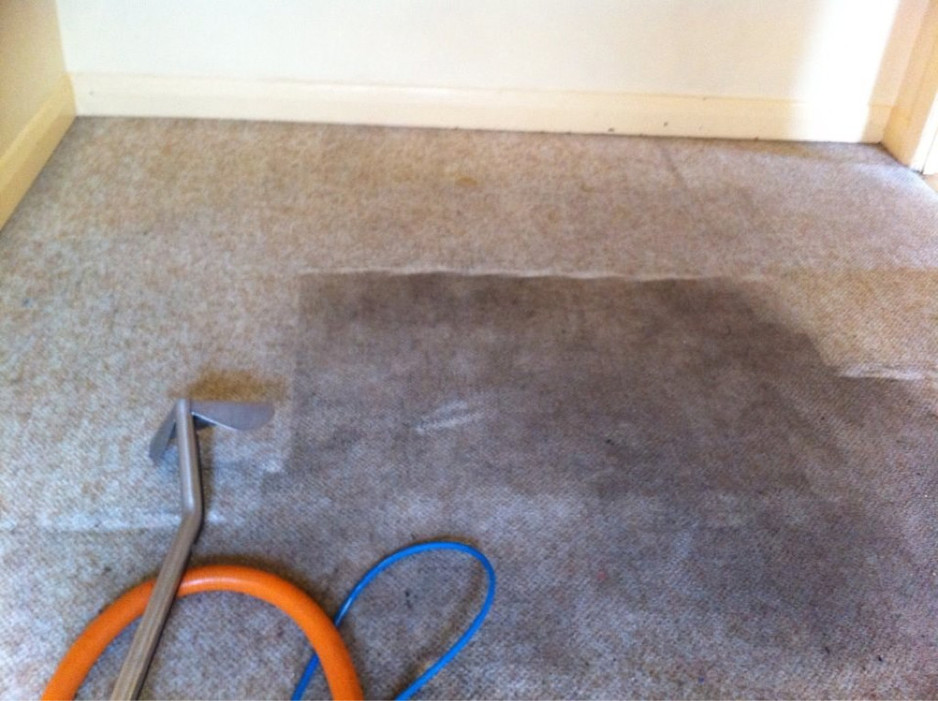 asap carpet & upholstery cleaning Pic 2 - Carpets havent been cleaned for years so much traffic and look at the results