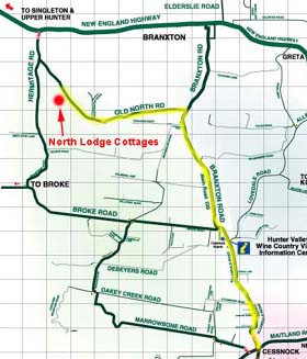 North Lodge Cottages Pic 1 - North Lodge Cottages Map