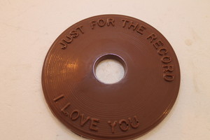 Dms Chocolates Pic 4 - This is very different its an old LP saying just for the record I love you