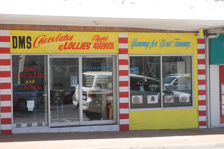 Dms Chocolates Pic 1 - This our bright shop front at 408 Argyle St Moss Vale Hrs are MonFri 9am5pm and Saturdays 9am 1pm