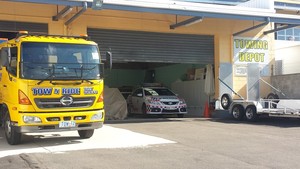 Caloundra Towing Pic 3 - Tow n Ride Tilt Trays Caloundra Towing undercover vehicle holding sheds approved as a Police Property Holding Point only undercover holding sheds within 20 Ks of Caloundra