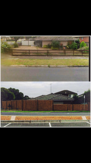 BIZY fencing Pic 2 - Before and after