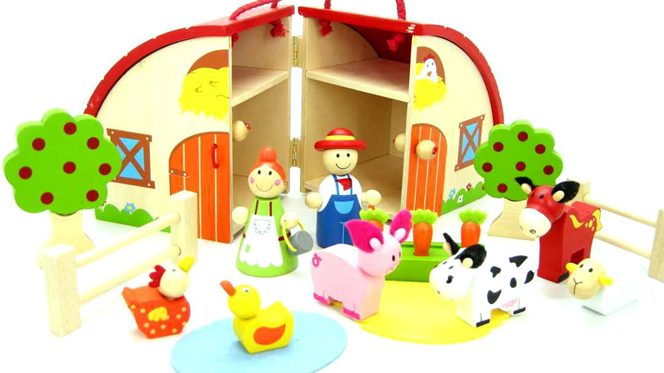 My Wooden Toys Pic 1 - Wooden Farm Set