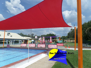 Sun Safe Shade Sails Pic 2 - Swimming Pool Shade Sails