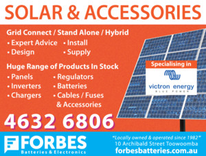 Forbes Batteries & Communications Pic 3 - Residential Commercial Personal Solar Systems