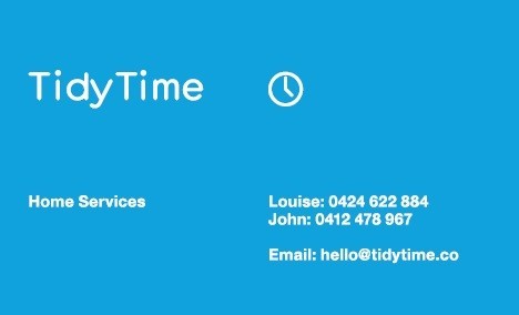 TidyTime Pic 1 - Business Card