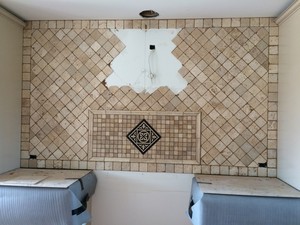 Terra Tiling Pic 2 - Travertine Mosaic