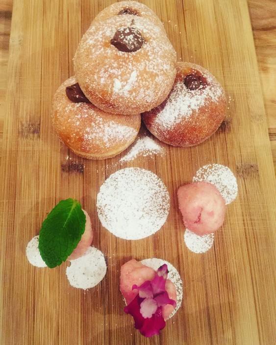 The Wine Barrel Pic 1 - Nutella doughnuts