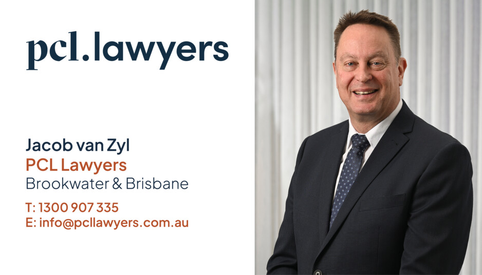 PCL Lawyers Pic 1 - Jacob van Zyl Associate Partner PCL Lawyers Brookwater Brisbane