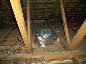 The Insulation Man Pic 4 - recessed lights fans are isolated