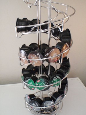 E-Coffee Capsules Pic 2 - spiral stand 4 Aldi expressi coffee pods