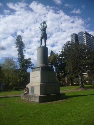 Hyde Park Pic 2 - Captain Cook Statue