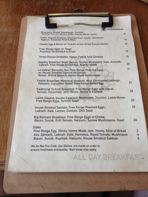 Le Cafeier Pic 3 - Breakfast menu