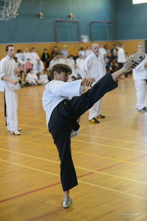 Chans Martial Arts Pic 5 - Laoshi Helen participating in the Black Belt Grading 2013