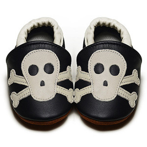 Fox & Frog Pic 3 - Bad Boy Bubby Boys Soft Sole Pirate Baby Shoes at Fox Frog