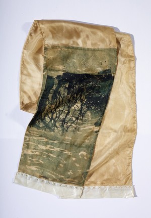 The Trustee for the Log Follow Trust Pic 5 - Scarfs Screen printed on organic hemp silk