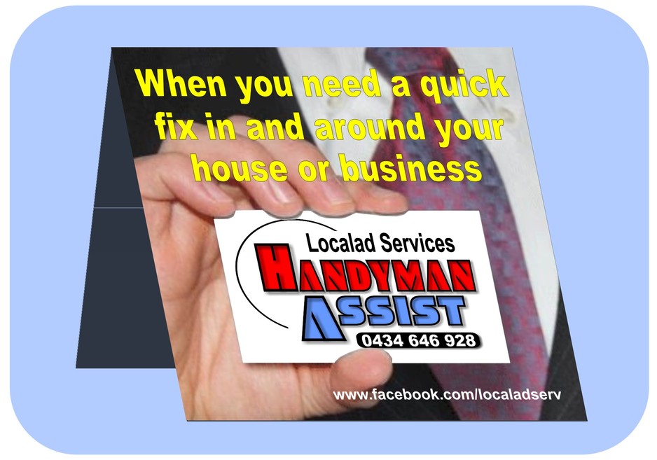 Localad Services Handyman Assist Pic 1 - Our card is the only tool youll ever need