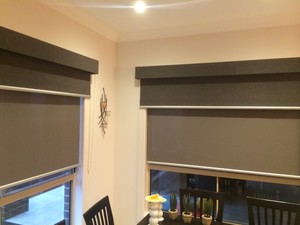 Alfresco Blinds Co Pic 2 - DOUBLE ROLLER BLINDS