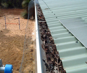 Gutter Protection Systems Pic 3 - During cleaning out gutters