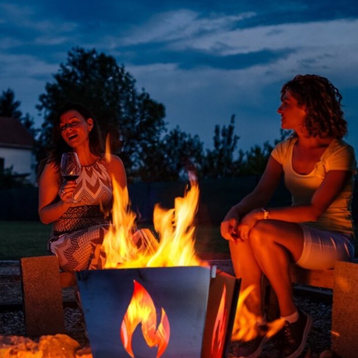 MAX Fire Pits Pic 1 - Get outside and enjoy time around your custom fire pit from MAX Fire Pits