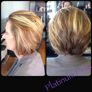 Platinum Pixie Hair Design Pic 4