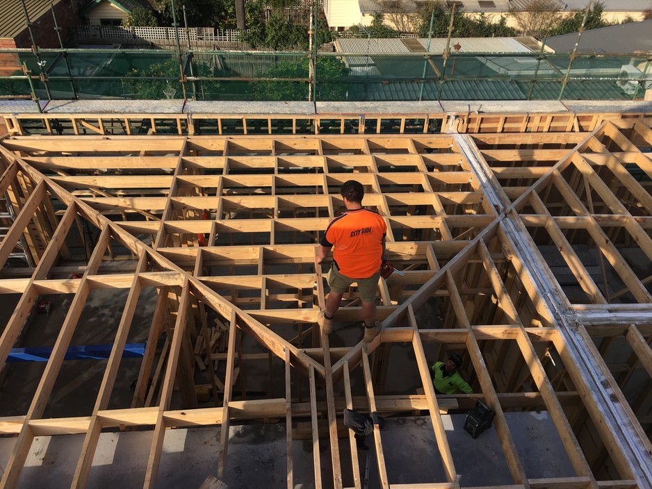 Cityside Renovators Pic 1 - Pitched roof with no rafters just Perkins