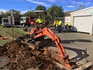 Fassifern Landscapers Pic 4 - mini excavator hire