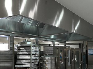 Ignition Commercial Kitchen Pic 5 - Stainless steel exhaust canopy