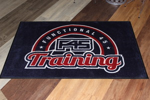 Evolved Luxury Floors Pic 2 - Custom Logo Mats for F45 Training by Evolved Luxury Floors