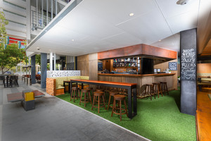 Evolved Luxury Floors Pic 3 - Artificial Grass at Hop Pickle Southbank Evolved Luxury Floors We supply Install affordable luxury flooring acoustic flooring timber bamboo carpet vinyl gym flooring