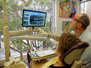 Hooper Tooth Conserving Dentistry Pic 2 - Dr Gerard Hooper assisting a patient