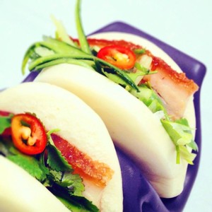 Orient East Pic 4 - Roast pork bao great as an appetiser bar snack or have a few for lunch