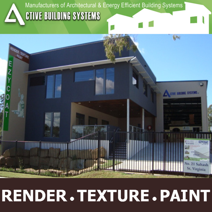 Active Building Systems Pic 1 - Wall Cladding Cement Render Paint