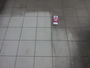 Nice n Clean Pic 4 - Some tile just seem to hold onto the dirt Often honed tiles can try white magic squeeze mop to release it