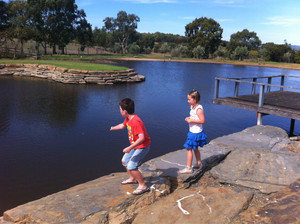 Lloyd brothers Pic 4 - Pond lots of fun