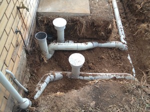 Mark Oliver Plumbing & Gasfitting Pic 4 - Relaying existing drains due to consistent blockages