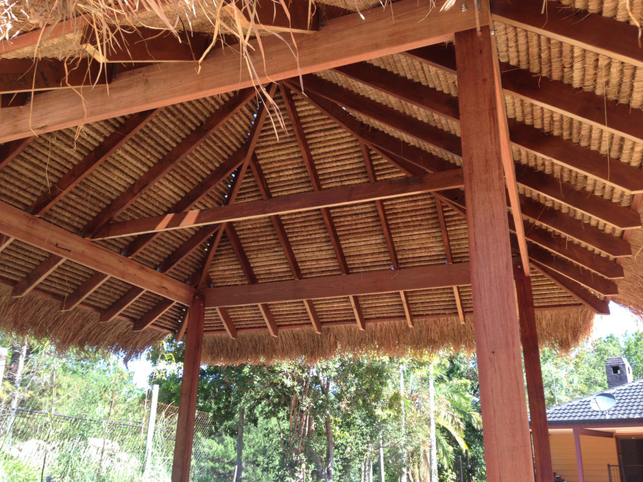 Jason Rogers Pic 1 - Bali hut built by Rogers Carpentry