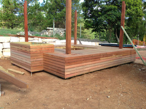 Jason Rogers Pic 2 - Decking surrounding a spa