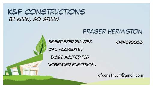 K&F Constructions Pic 1 - be keen go green