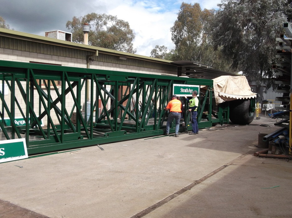 Ford McKernan Engineering Pty Ltd Pic 1 - Cricket pitch lifter Adelaide Oval