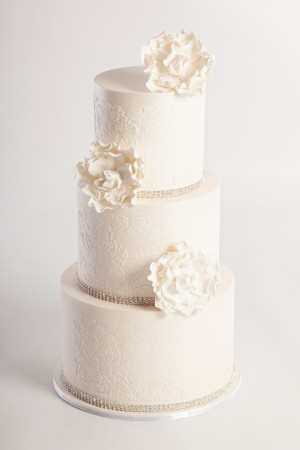 Create Cakes Pic 3 - 3 Tier Double stack wedding cake