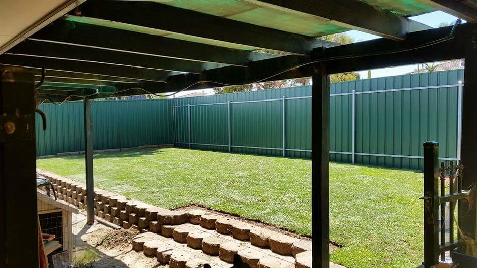 James Bell Fencing Pic 1 - Colorbond post and rail fence