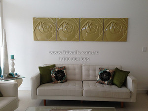 3D Wall Arts and Interiors Pic 2 - Wall Panels Australia installed by 3D Wall Arts and Interiors Gloss Polyurethane Finish